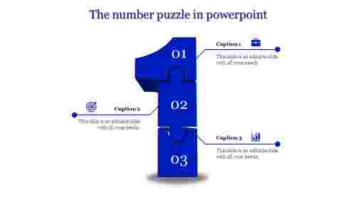 puzzle in powerpoint-The number puzzle in powerpoint-Blue